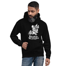Load image into Gallery viewer, beard wizard unisex hoodie