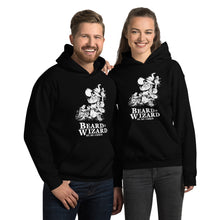 Load image into Gallery viewer, beard wizard unisex hoodie