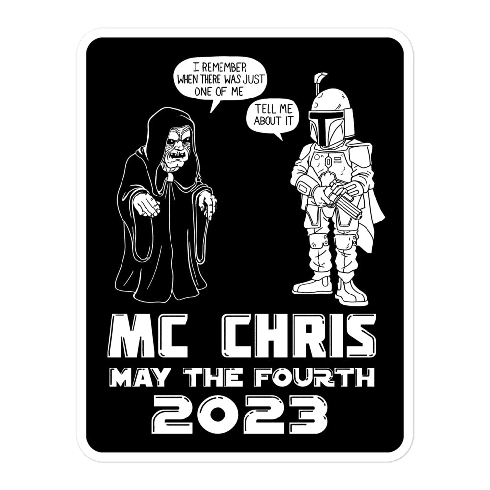 may the 4th sticker (5x4)
