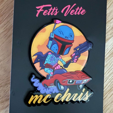 enamel pin - fett