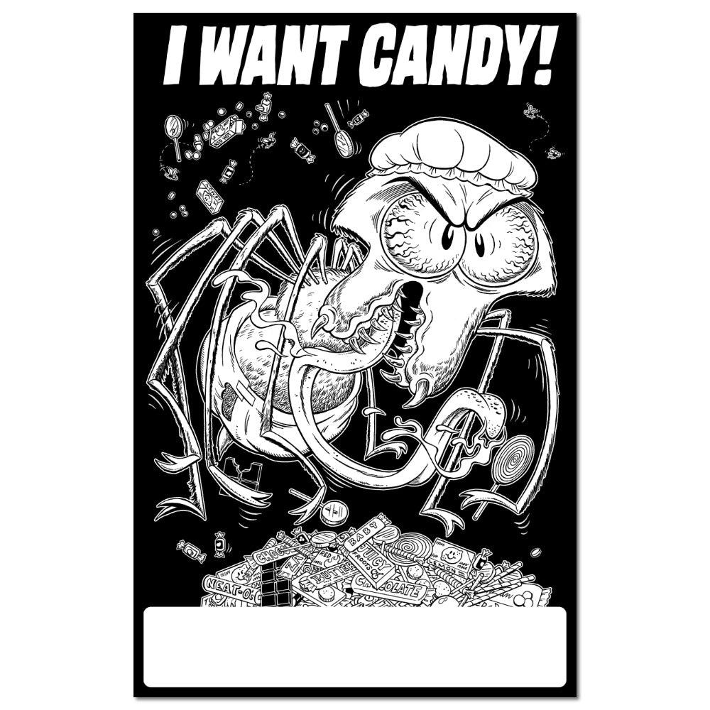 SIGNED i want candy poster – mcchris.com