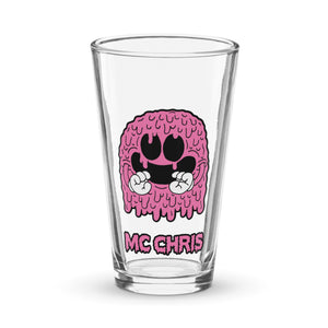 pink ghost pint glass