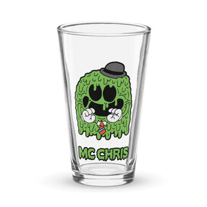 green ghost pint glass