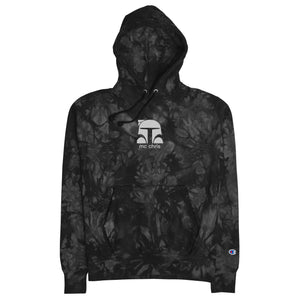 embroidered lab tie-dye champion hoodie