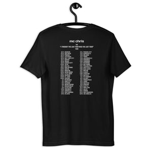 cross section 2024 tour shirt