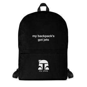 my backpack's got jets backpack