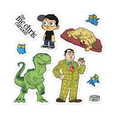 cartoon vinyl sticker set A