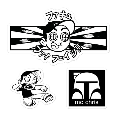 anime vinyl sticker (5x3) with extras