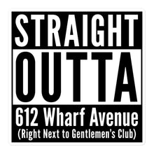 Load image into Gallery viewer, 612 wharf ave sticker (5x5)