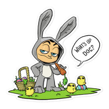 Load image into Gallery viewer, easter bunny vinyl sticker (5x5)