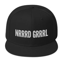 Load image into Gallery viewer, nrrrd grrrl snapback hat