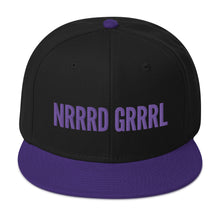 Load image into Gallery viewer, nrrrd grrrl snapback hat